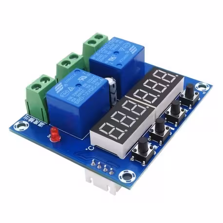 ماژول کنترلر دما و رطوبت دیجیتال XH-M452 دارای نمایشگر و کلیدهای کنترلی