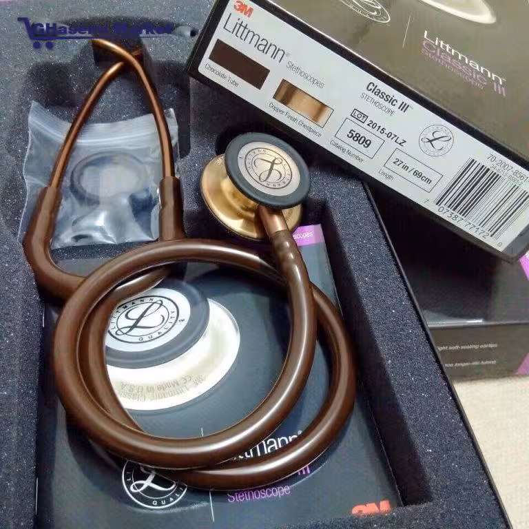 گوشی لیتمن کلاسیک 3 شکلاتی-مسی مدل 5809 Littmann classic III