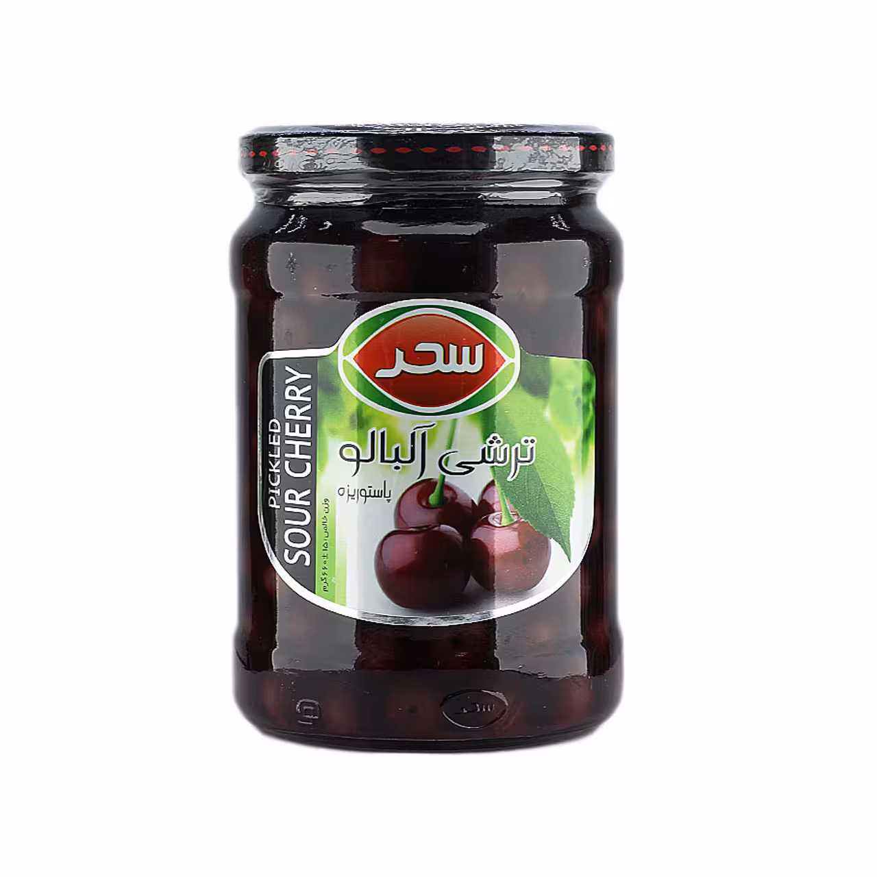 ترشی آلبالو سحر 660 گرمی