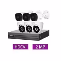 پک دوربین مدار بسته 6 دوربین داهوا
