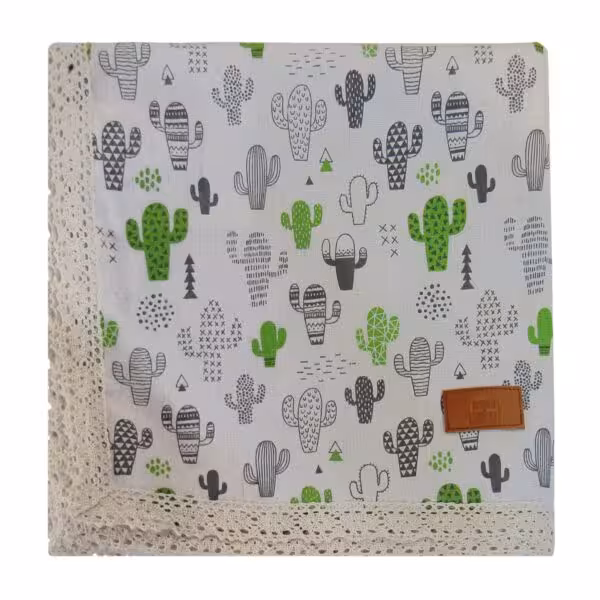 واران رومیزی 180*140 مستطیل طرح کاکتوس