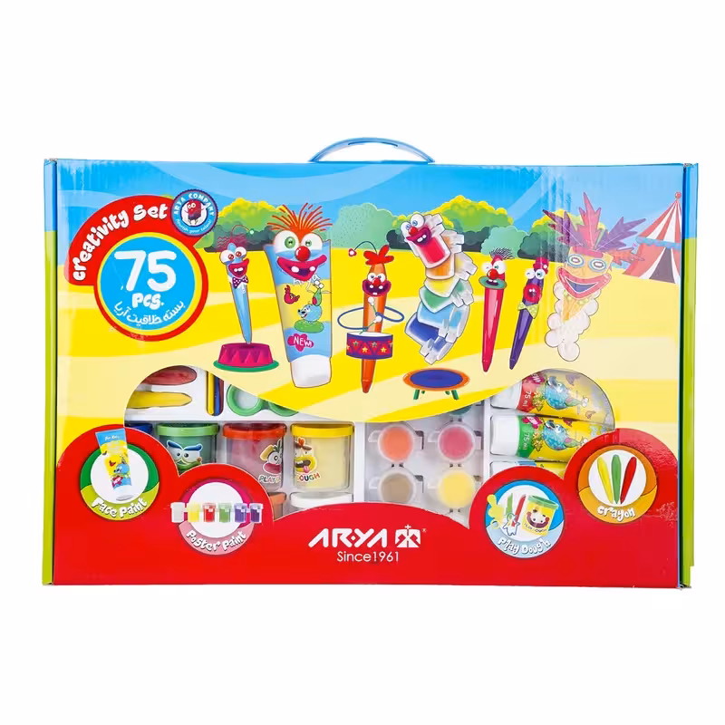 ست خلاقیت 75 تکه آریا کودک