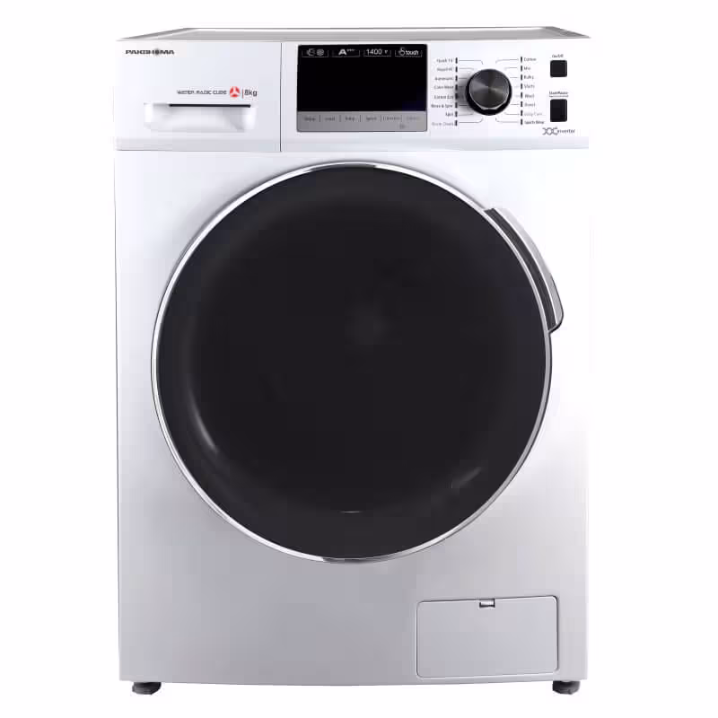 ماشین لباسشویی پاکشوما 8 کیلویی سفید مدل TFB-84403 WT