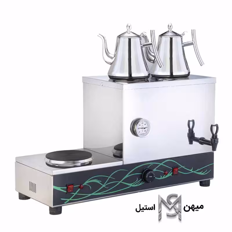 سماور صنعتی 28 لیتری برقی هیتردار مدل TB-FH2