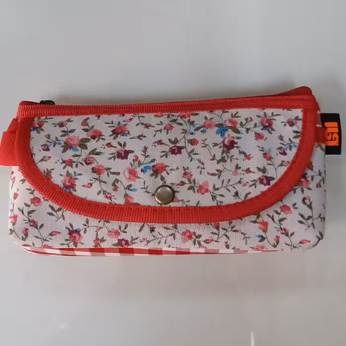 لوازم تحریر - جامدادی اوجا تبسم جیبدار کبریتی 1821 تک زیپ در جامدادی دکمه ای 