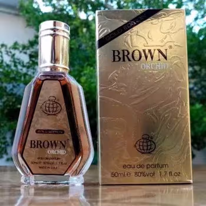 عطر ادکلن براون ارکید گلد ادیشن رایحه عطر تام فورد توباکو وانیل 50 میل