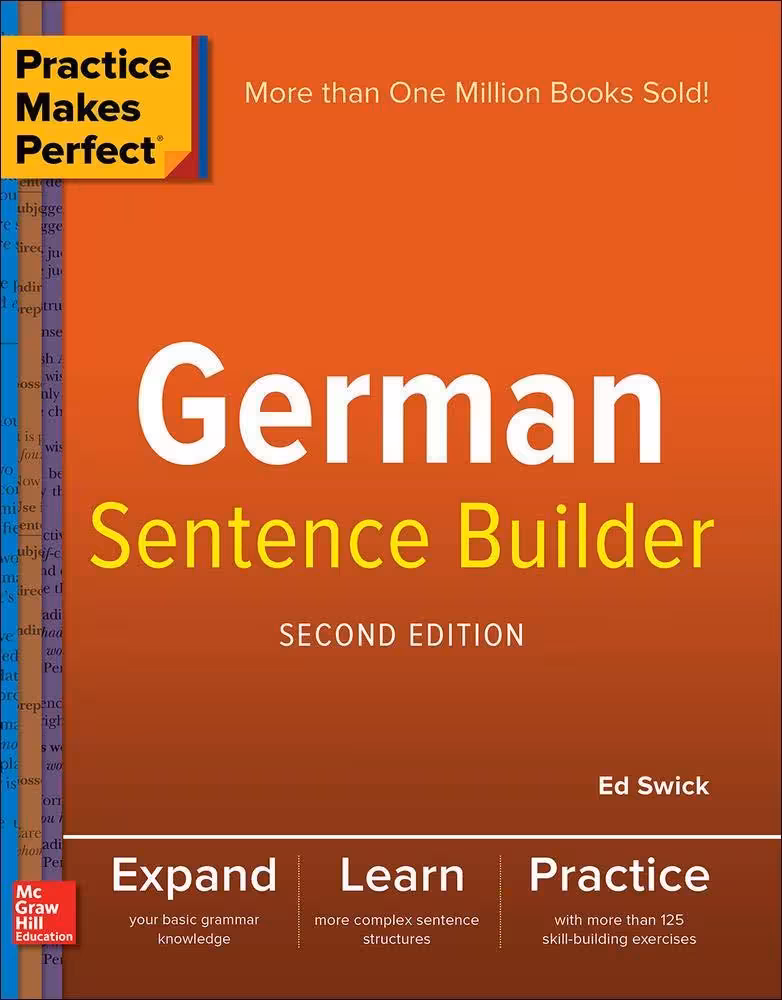 کتاب آلمانی Practice Makes Perfect German Sentence Builder