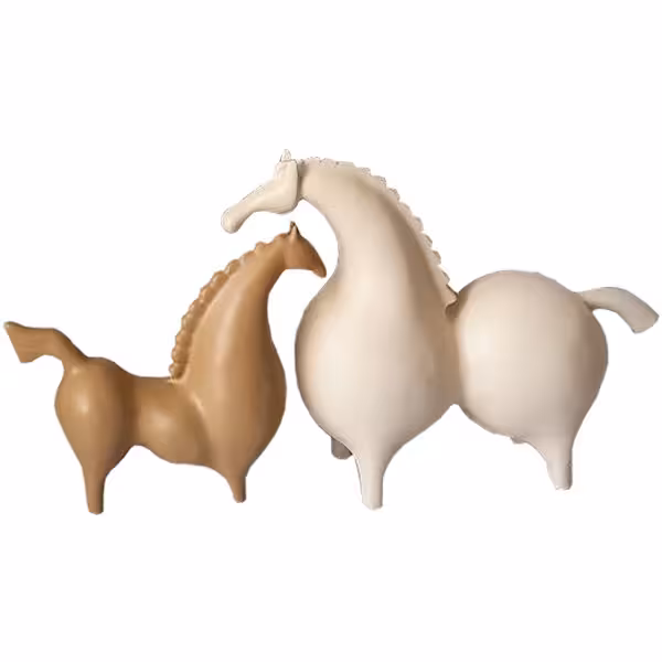 دکوری مدل اسب مدرن مینیمال مجموعه 2 عددی