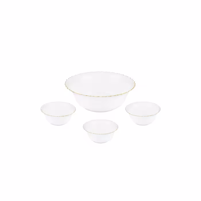 ست انار خوری 7 پارچه هومیت طرح خط طلا گرد پیچ