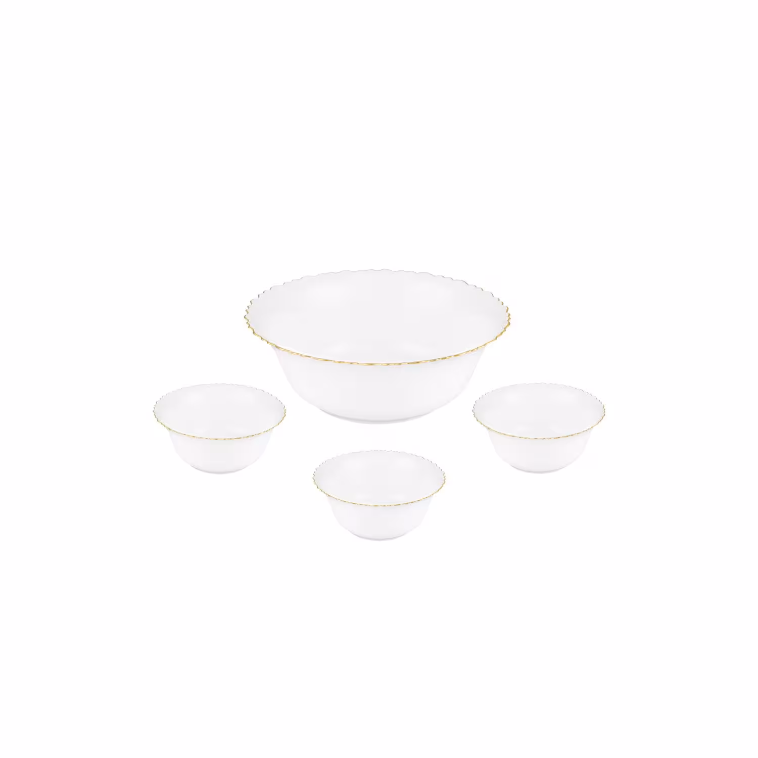 ست انار خوری 7 پارچه هومیت طرح خط طلا گرد پیچ