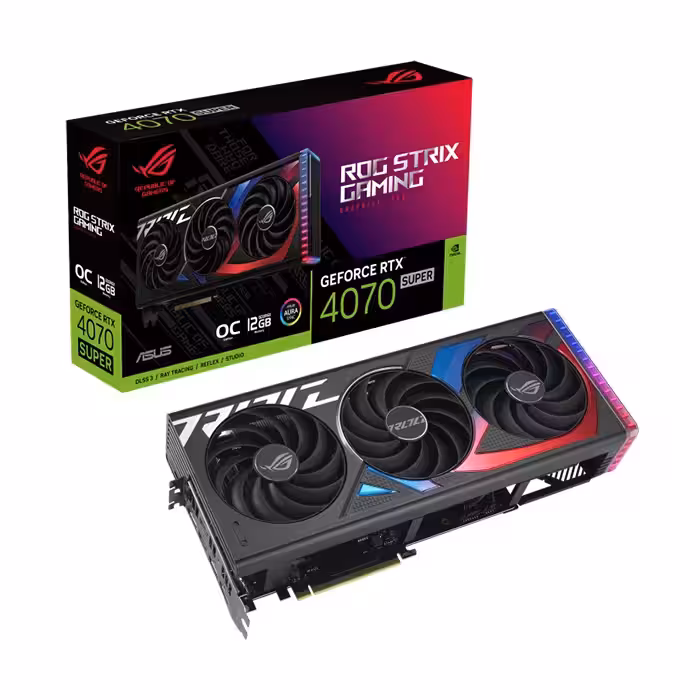 کارت گرافیک ایسوس ROG Strix GeForce RTX 4070 SUPER 12GB