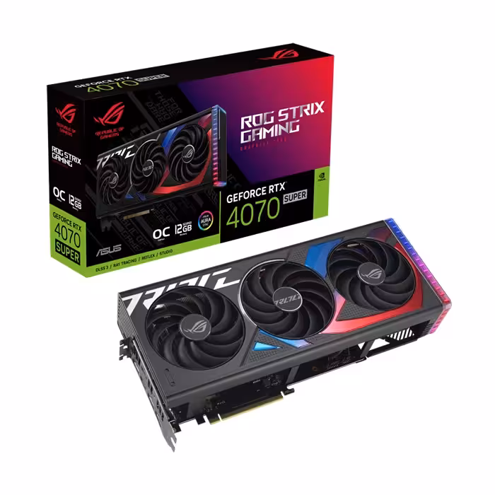 کارت گرافیک ایسوس ROG Strix GeForce RTX 4070 SUPER 12GB