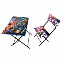 ست میز تحریر با صندلی میزیمو طرح اسباب بازی ها کد 201