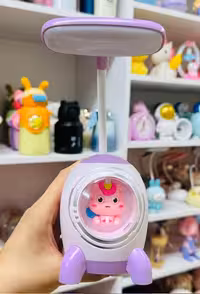 چراغ مطالعه و شب خواب طرح موشک و یونیکورن