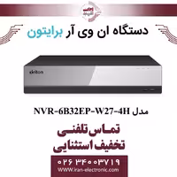 دستگاه NVR برایتون 32 کانال مدل Briton NVR-6B32EP-W27-4H