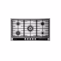 اجاق گاز استیل 5 شعله کن مدل رایجل