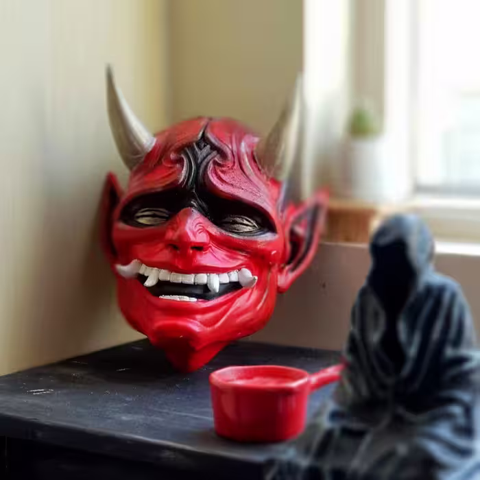 دیوارکوب ماسک hannya