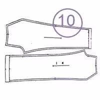 الگوی شلوار کودک 10 سال
