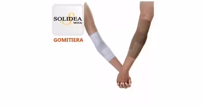 آرنج بند ارتوپدی سولیدا ایتالیا SOLIDEA Elbo Support - تنیس البو - رنگ کرم - کد314