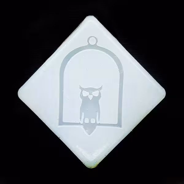 قالب سیلیکونی کد 4291 – پلاک جغد