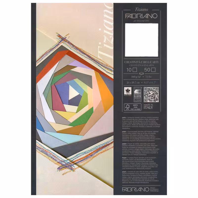 مقوا فابریانو مدل تیزیانو سایز A4 بسته 10 عددی | چاوه