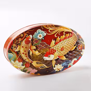 کوکی کره ای GPR Gold طرح ماهی وزن 340 گرم