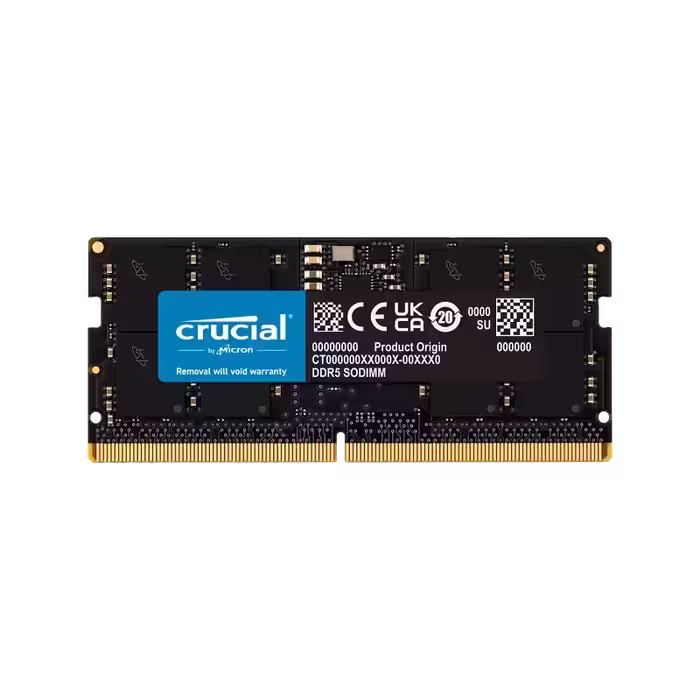 رم لپ تاپ کروشیال ظرفیت 8 گیگابایت RAM 8GB CRUCIAL 5600 DDR5-NB - بفی کالا | تجربه جدید خرید لپ تاپ