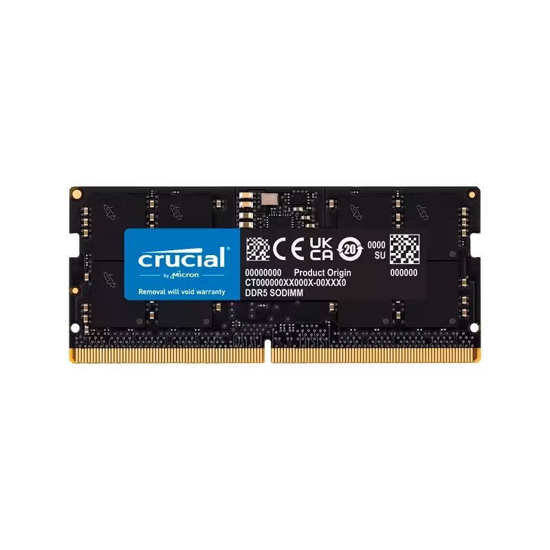 رم لپ تاپ کروشیال ظرفیت 8 گیگابایت RAM 8GB CRUCIAL 5600 DDR5-NB - بفی کالا | تجربه جدید خرید لپ تاپ