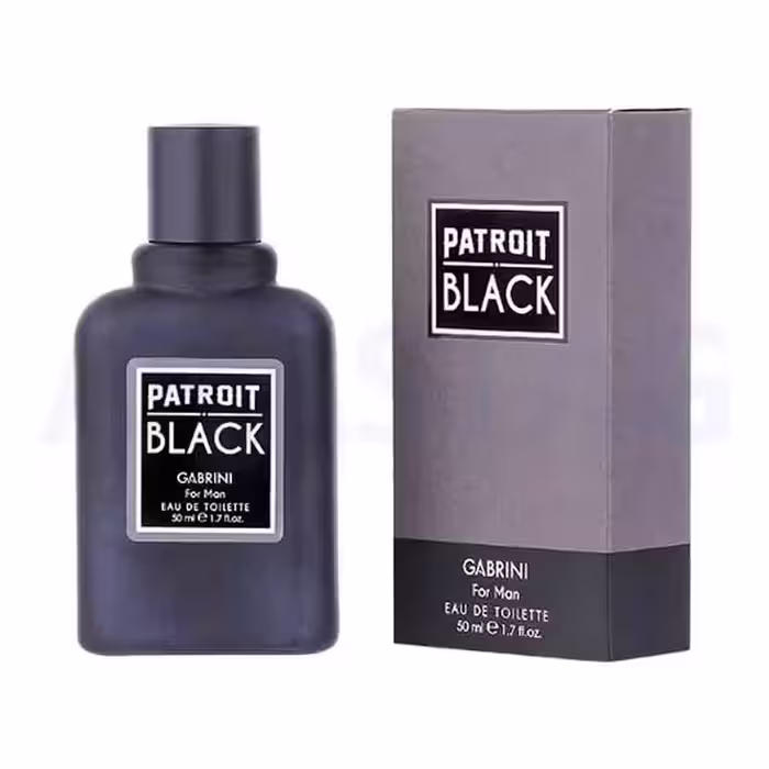 عطر ادکلن ترک گابرینی GABRINI PATROIT BLACK ادوپرفیوم مردانه حجم 50 میلی