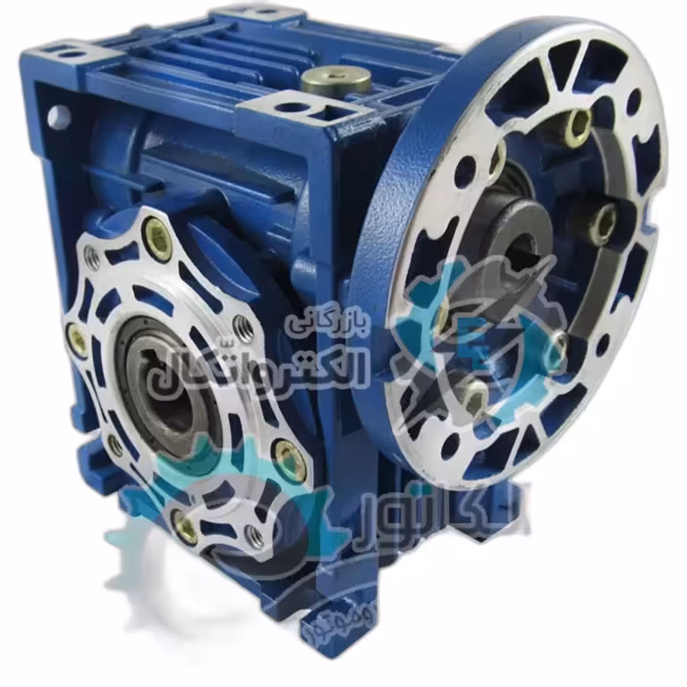 گیربکس حلزونی کتابی NMRV چینی سایز 40 فلنج ورودی 9 قطر شفت خروجی 18 میلیمتر فلنج 56B14