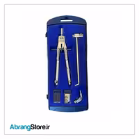 پرگار مهندسی تمام فلز پیچ وسط با گیره و بازو گرافیک 120N