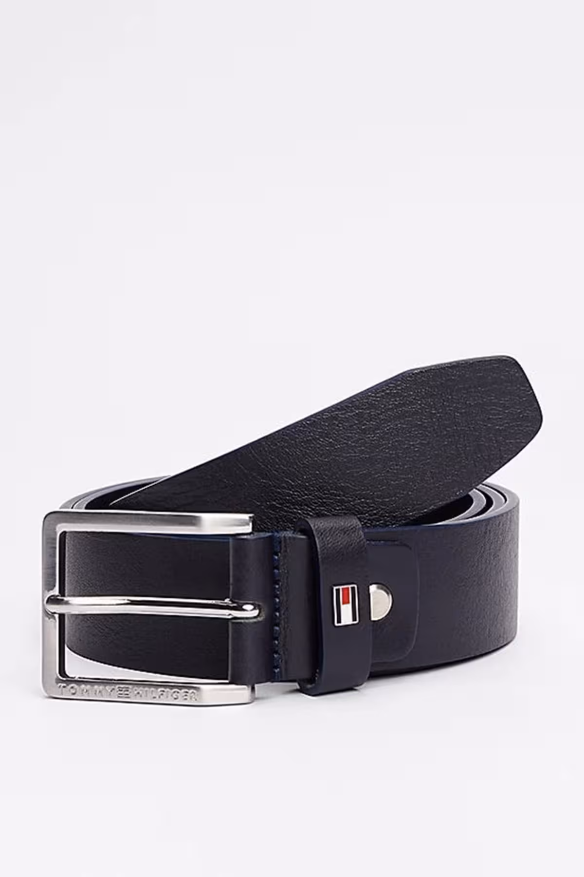 کمربند چرمی قابل تنظیم مشکی مردانه Tommy Hilfiger
