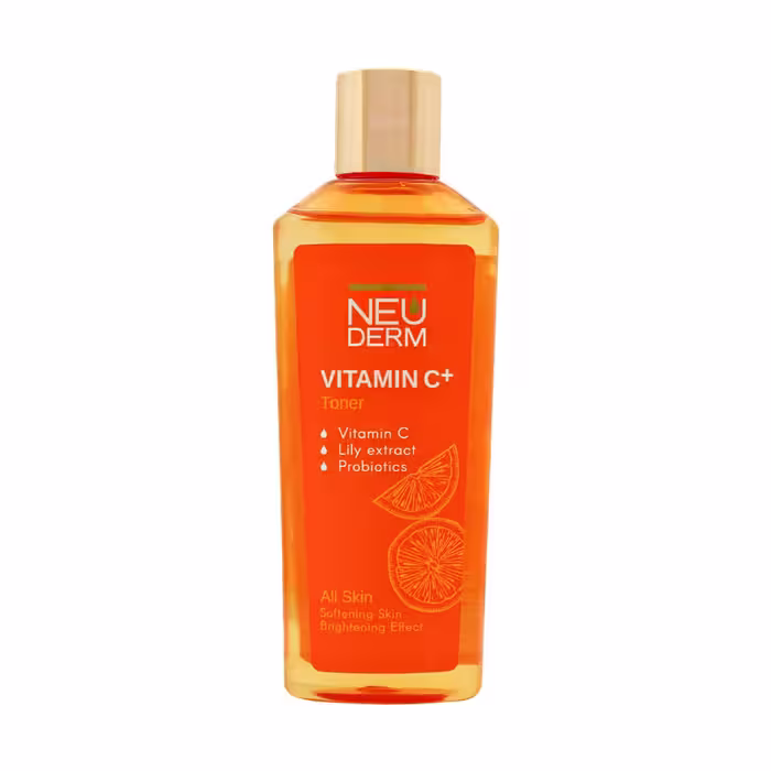 تونر ویتامین سی پلاس نئودرم مناسب پوست نرمال تا خشک 200 میلی لیتر | Neuderm Vitamin C Plus Toner