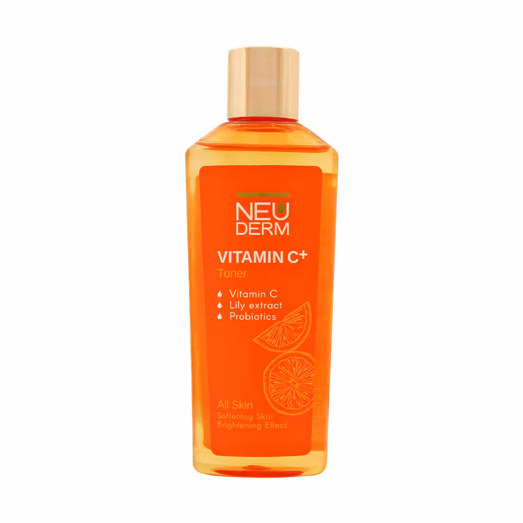 تونر ویتامین سی پلاس نئودرم مناسب پوست نرمال تا خشک 200 میلی لیتر | Neuderm Vitamin C Plus Toner