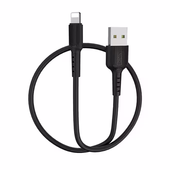 کابل تبدیل USB به لایتینگ بروفون مدل BX16 طول 1 متر