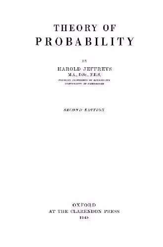 خرید و دانلود نسخه کامل کتاب Theory of probability