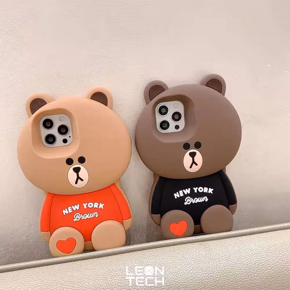 قاب خرس قهوه ای برای آیفون 12 پرو مکس