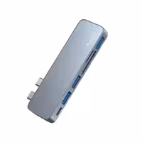 هاب 6پورت یسیدو Yesido HB10 6-in-1  USB-C Multiport Hub Adapter  & Card Reader
