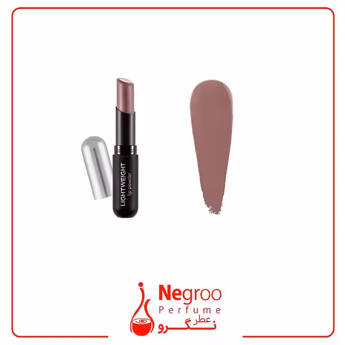 رژ لب جامد پودری لایت ویت فلورمار light weight flormar شماره 002
