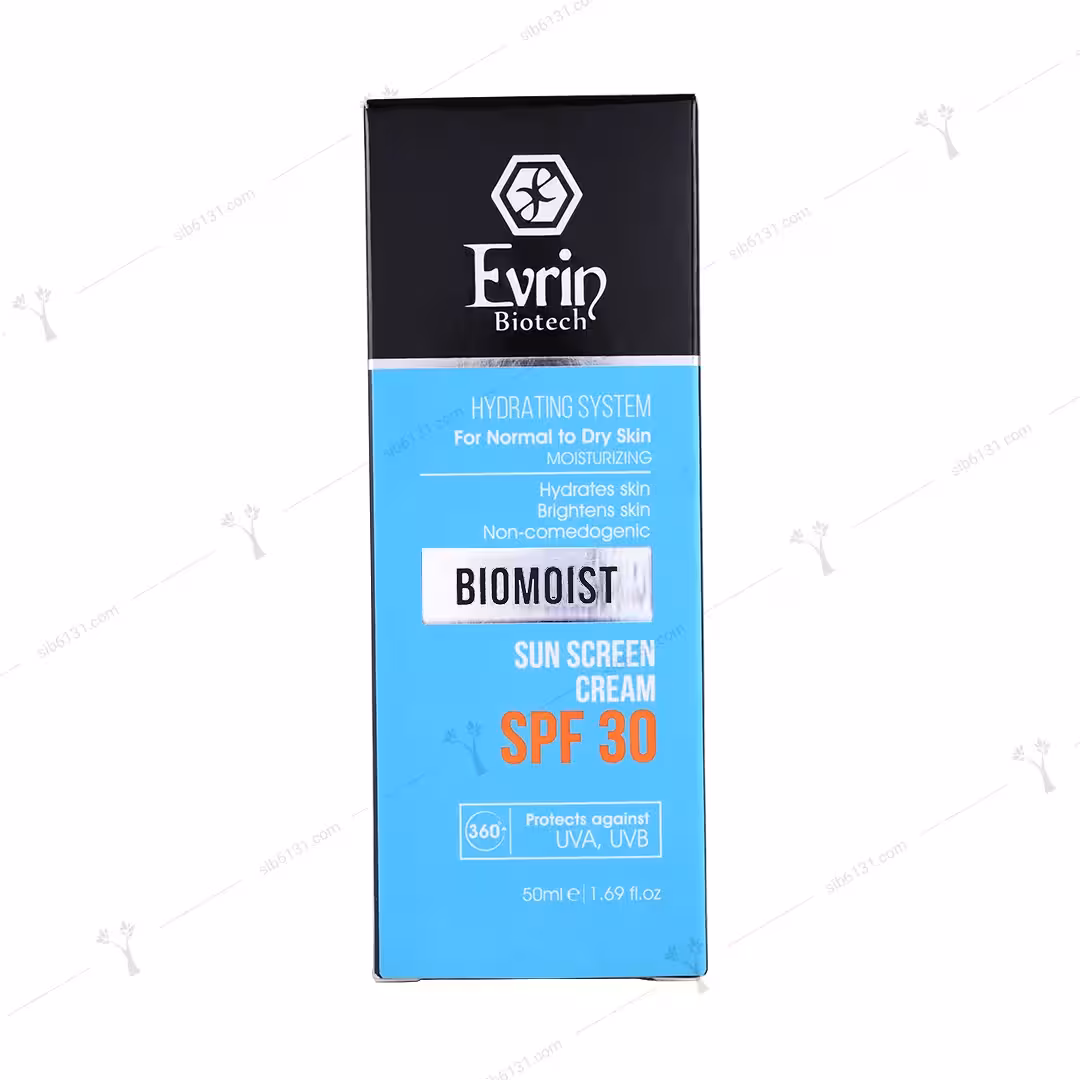 کرم ضد آفتاب بی رنگ اورین مناسب پوست نرمال و خشک spf 30