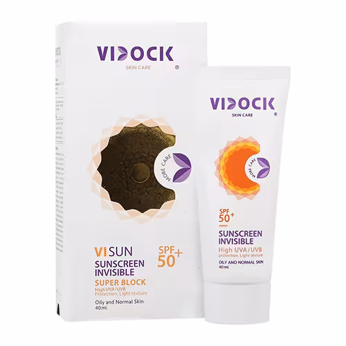 کرم ضد آفتاب بی رنگ پوست نرمال و چرب SPF50 ویدک