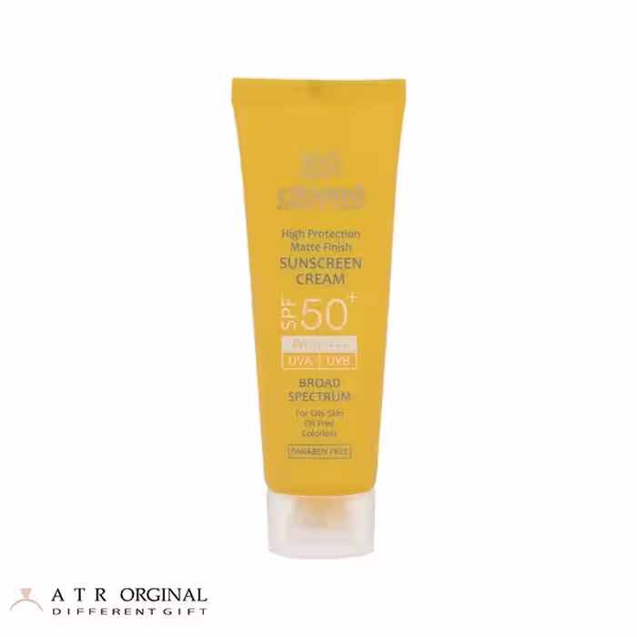 کرم ضدآفتاب بی‌رنگ سینره مناسب پوست چرب مدل SPF50