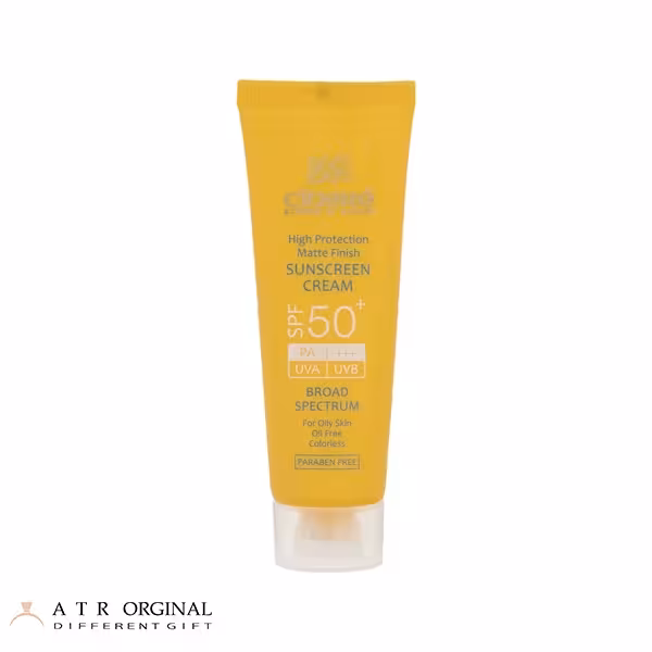 کرم ضدآفتاب بی‌رنگ سینره مناسب پوست چرب مدل SPF50