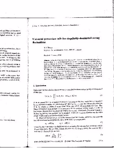 خرید و دانلود نسخه کامل کتاب Power tails and fluctuations