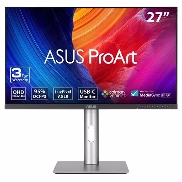 ASUS ProArt Display PA278CFRV 27 Inch QHD 100Hz 5ms IPS Professional Monitor