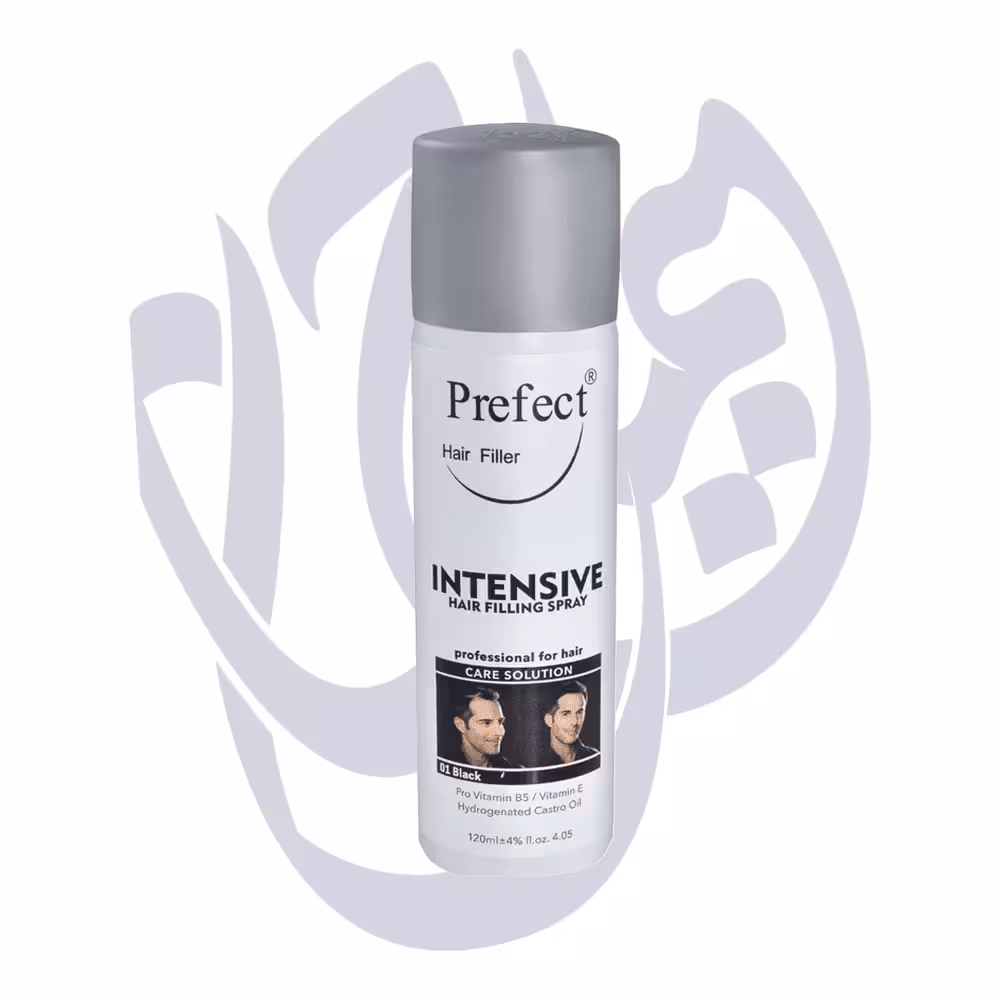 اسپری پرپشت کننده مو پرفکت هیر فیلر 01 مشکی PERFECT