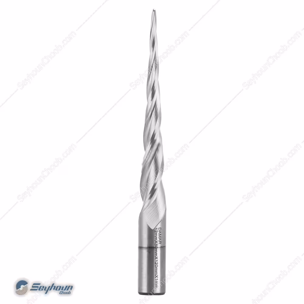 تیغ فرز منبت مارپیچ دامار مدل DM1208012R15