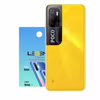 محافظ لنز دوربین لجند مدل نانو گلس مناسب موبایل شیائومی Poco M3 Pro بسته 5 عددی