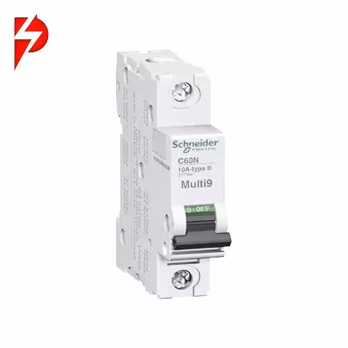 کلید مینیاتوری تک پل 50 آمپر اشنایدر 6kA موتوری AC کد se-24408