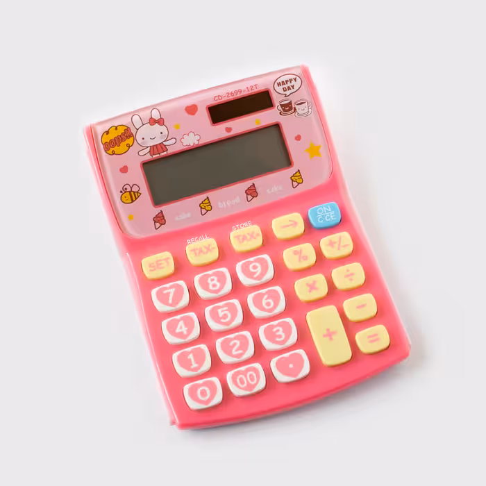 ماشین حساب صورتی فانتزی کاتیگا (CATIGA)